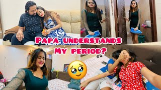 Every Father must understand Daughters Period I Got periods Between 12th Boards Exam Bindass Kavya [upl. by Naneek]