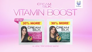 NEW Cream Silk Vitamin Boost Conditioners [upl. by Wilda566]