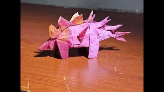 켄트로사우루스 접기Centrosaurus Origami [upl. by Goodrow]