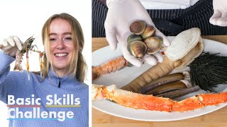 50 People Guess Shellfish Types  Epicurious [upl. by Ynnal737]