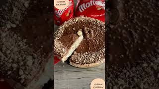 How to make a Malteser Cheesecake tutorial shortviral videotrendingchocolate Ishmamkhurram [upl. by Ibbison]