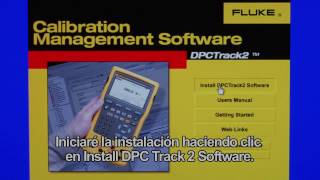 Instalación de software DPC Track 2 de Fluke [upl. by Ojeitak146]