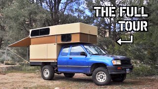 Homemade Overland Truck Camper Tour [upl. by Tfat]