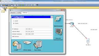 Interconnexion de deux 02 reseaux via 2 routeurs Cisco [upl. by Oruasi]