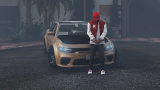 2021 DODGE CHARGER REDEYE HELLCAT SOUND GTA FIVEM [upl. by Winzler]