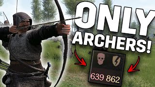 What happens if you can only use Archers in Bannerlord [upl. by Abdul]