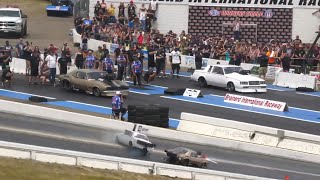 Street Outlaws 2023 No prep Kings Brainerd International Raceway  Continue round 1 NPK [upl. by Mayne242]