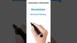 Connotations vs Denotations Connotation and Denotation with examples [upl. by Auj]