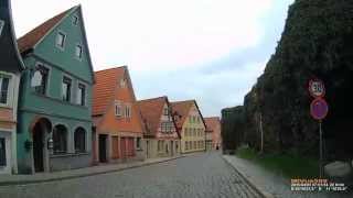 D Stadt Kronach Landkreis Kronach Fahrt durch die Stadt April 2015 [upl. by Nosemyaj114]