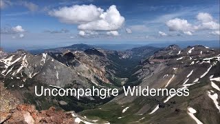 Uncompahgre Wilderness  Backpacking Colorado  July 2019 [upl. by Annaoy546]