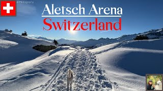 Riederalp Aletsch Arena  Aletsch Gletscher  Switzerland 4K [upl. by Yttam613]