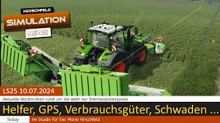 LS25 News 🆕✅  Neues Gameplay Verbrauchsgüter GPS neues Helfersystem [upl. by Simmons]