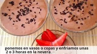 MOUSSE DE CHOCOLATE FACIL PASO A PASO [upl. by Torp]