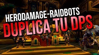 COMO SIMULAR TU PERSONAJE  Tutorial RAIDBOTS  HERODAMAGE [upl. by Ssidnac]