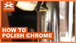 How to polish bicycle chrome in 2 easy steps [upl. by Nosloc]