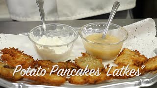 How to make Potato Pancakes – Viscardi’s Culinary Skills in action [upl. by Rehpotsrhc]