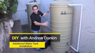 How to Install a 2nd Rain Harvesting Water Tank [upl. by Georgeta102]