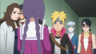 Boruto eps 183 but manga outfits  Boruto amp Sumire Reunion [upl. by Sinned]