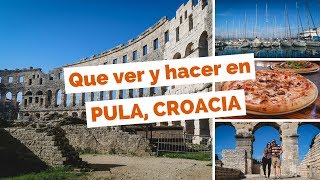 10 Cosas Que Ver y Hacer en Pula Croacia Guía Turística [upl. by Marva]