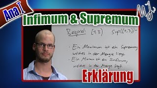 Maximum Mininum Supremum und Infimum erklärt [upl. by Aedrahs787]