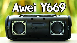 Awei Y669 Sound Test no grill [upl. by Rudie]