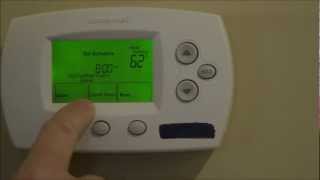 How to Program Your Thermostat  Honeywell FocusPro TH6000 Series [upl. by Lamak]