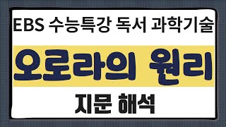 EBS 수능특강 독서 과학기술 1강 오로라의 원리 지문분석feat 고3 중간고사 대비 [upl. by Nirtak]