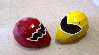 DIY Power Rangers Helmet Part 2  Visor Paint amp Details  How To  Dali DIY [upl. by Ttelracs669]