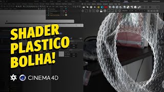 Como fazer shader de Plástico Bolha no Octane Render  Tutorial Cinema 4D [upl. by Wilhelmina]