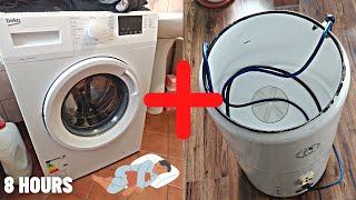 Washing machine old sound  Washing machine automatic white noise machine Samsung Beko sound sleep [upl. by Hound]