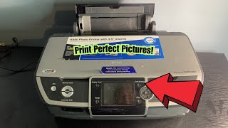 Epson Stylus Photo R380 Color Inkjet Printer Review [upl. by Brittan]