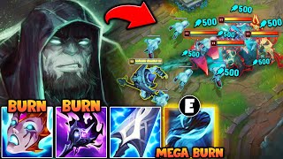 YORICK BUT MY ABILITIES BURN YOUR ENTIRE HEALTH BAR STACK BURN ITEMS [upl. by Atiram846]