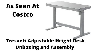 Tresanti Adjustable Height Desk Assembly tresanti adjustableheightdesk j2review [upl. by Paige]