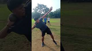 mp police physical shot put best trick how to improve gola short video [upl. by Nitnelav]