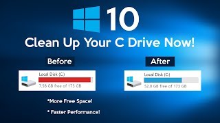 How to Clean C Drive In Windows 10 Make Your PC Faster [upl. by Travax]