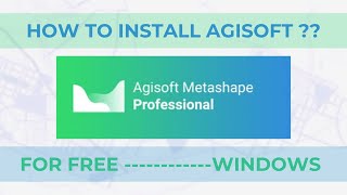 How to install Agisoft Metashape Software in Windows  HERES HOW [upl. by Novoj777]