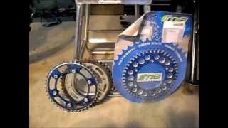 WR250R WR250X Installing WR250F sprockets on your R or X for higher top speed or torque [upl. by Hild]