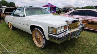 Supercharged Cadillac Coupe Deville Convertible with LT4 Swap on 20k All Gold Daytons [upl. by Assennav315]