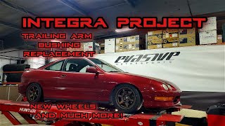 Integra build  Trailing Arm Bushing replacement [upl. by Taber]