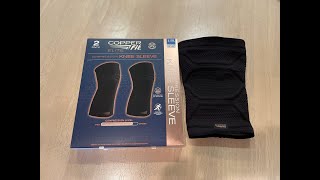 Costco Copper Fit Elite 2 Pack Compression Knee Sleeve Review and how to measure for proper Fit [upl. by Christianna878]