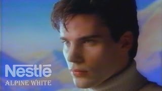 Nestlé Alpine White quotSweet Dreamsquot Commercial 1986  Maxfield Parrish [upl. by Dnomyaw]