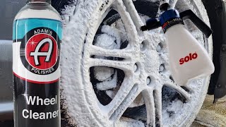 Solo Cleanline Vario Luxury Foam Sprayer amp Adams Wheel Cleaner cardetailing autodetailing [upl. by Nevlin686]