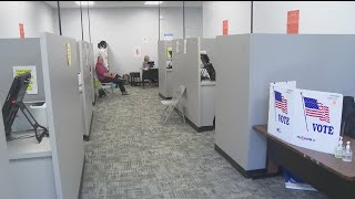 Fayette County voters lead metro Atlanta in early turnout [upl. by Aikahs269]