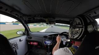 ST170 track car vs nissan 350z Donington park [upl. by Yonit]