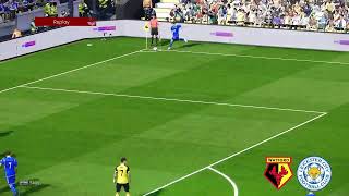 Watford vs Leicester City  EFL Championship 2324  Highlights PES 21 [upl. by Corkhill227]