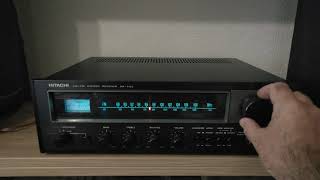 Hitachi Stereo Receiver SR 502 [upl. by Grinnell618]