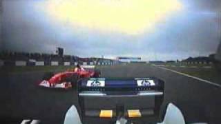 Montoya vs Schumacher Silverstone 2002 [upl. by Llerud623]