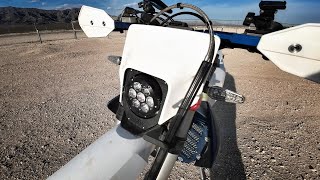 Ruby Moto R7 with MotoMinded KTM Mask  BEST DIRT BIKE LIGHTS [upl. by Elad]