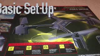 Unboxing and set up of DX3 Video Drone [upl. by Iaka]