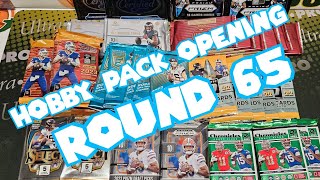 Random Football Card Hobby Pack Opening Round 65 Tons of Ink [upl. by Fakieh]